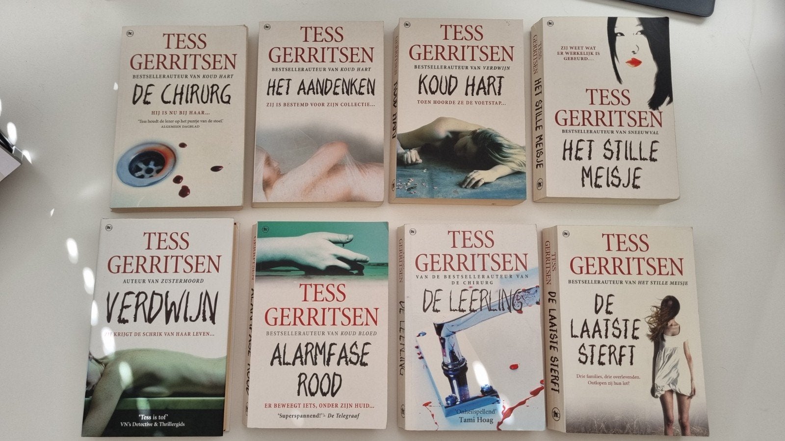 Tess Gerritsen (8 titels), Ophalen of Verzenden, Zo goed als nieuw