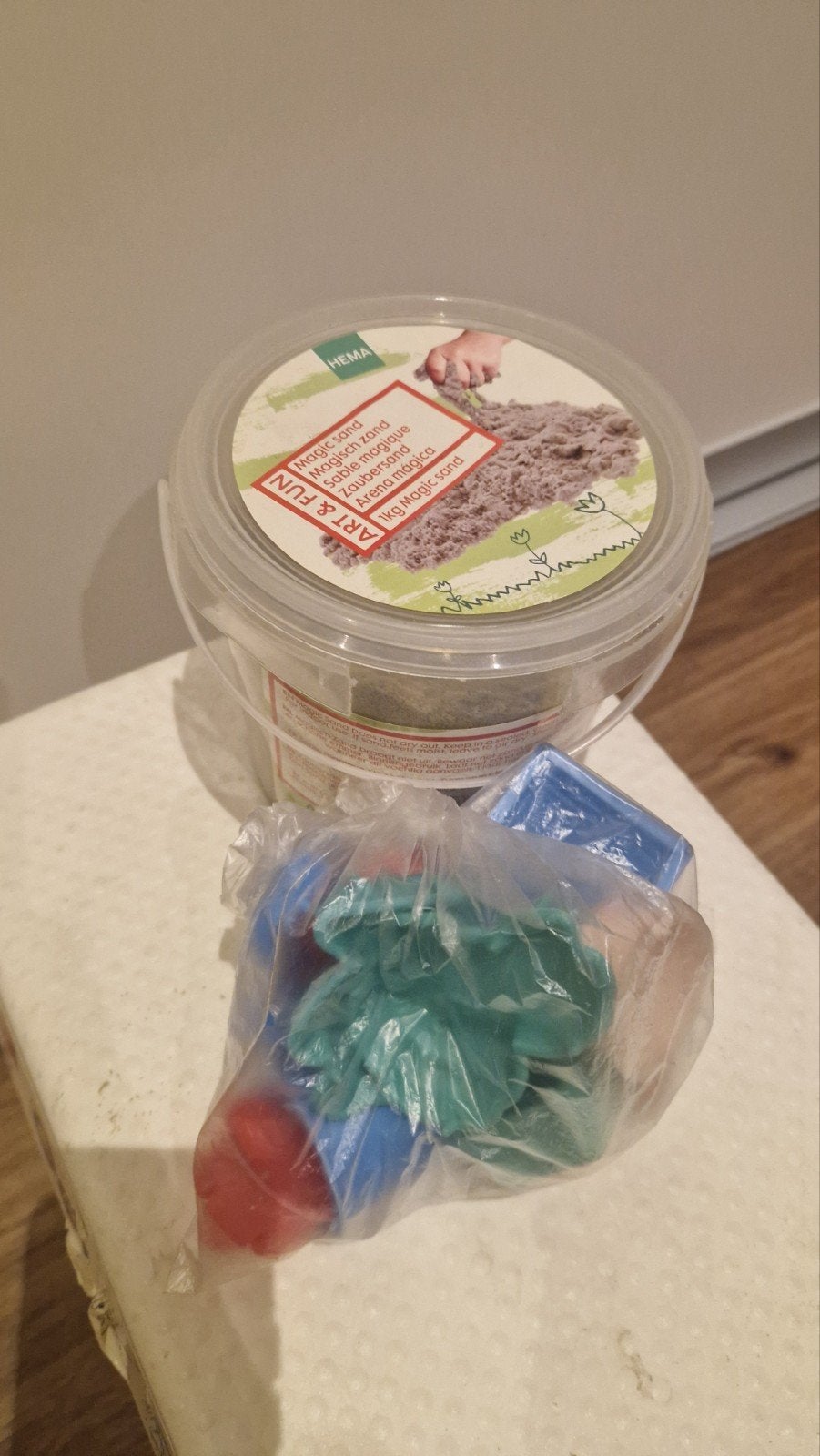Hema Magisch Zand met Vormpjes, Ophalen, Gebruikt, Jongen of Meisje