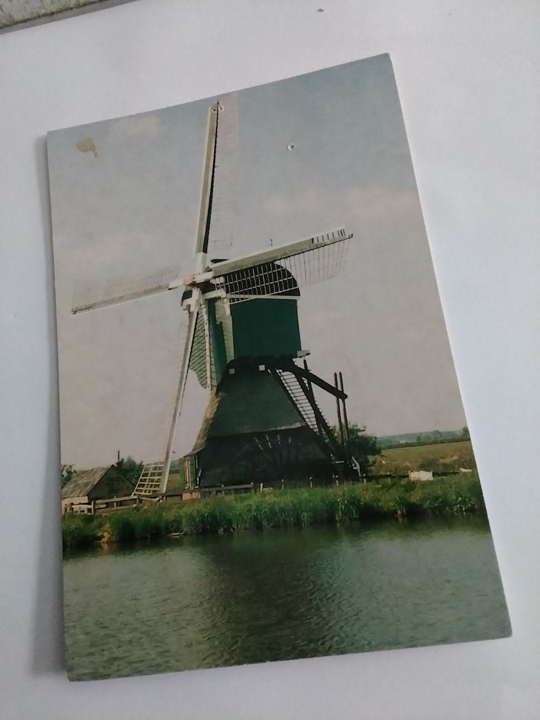 Ansichtkaart Molen de Bonk, Meerkerk - Gelopen, Ophalen of Verzenden, 1960 tot 1980, Gelopen, Zuid-Holland