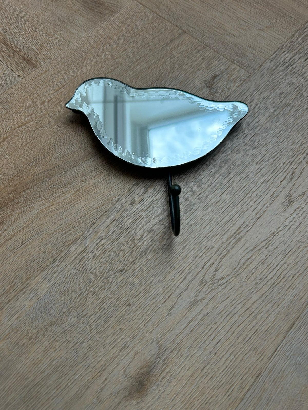 Decoratief spiegelhaakje in vogelvorm, Minder dan 50 cm, Ophalen of Verzenden, Zo goed als nieuw, Minder dan 100 cm