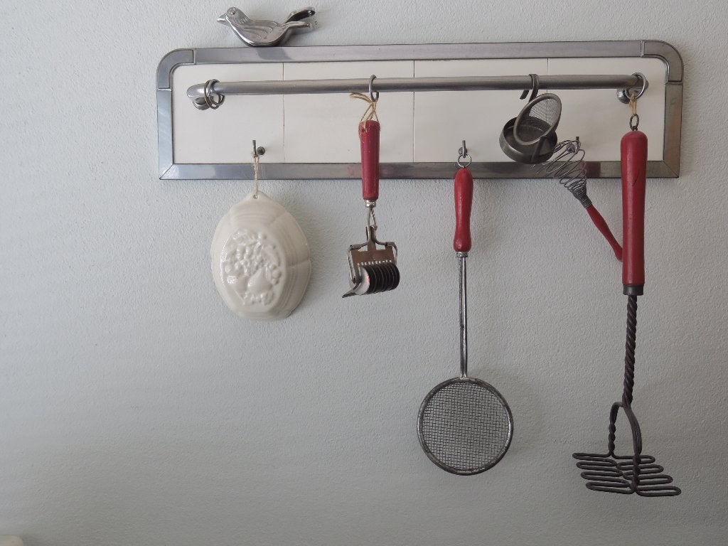 Te Koop: Mooi Vintage/Retro/Antiek Keukenrekje, Verzenden, Metaal, Meerkleurig, Overige typen