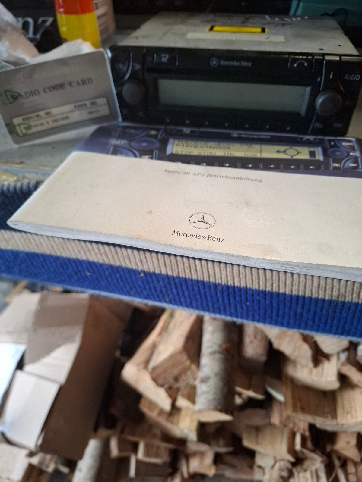 Mercedes-Benz Audio 30 APS becker met code en handleiding, Ophalen of Verzenden