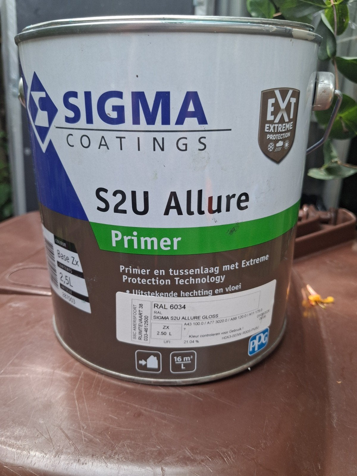 sigma 2.5 liter primer, Ophalen, Overige kleuren