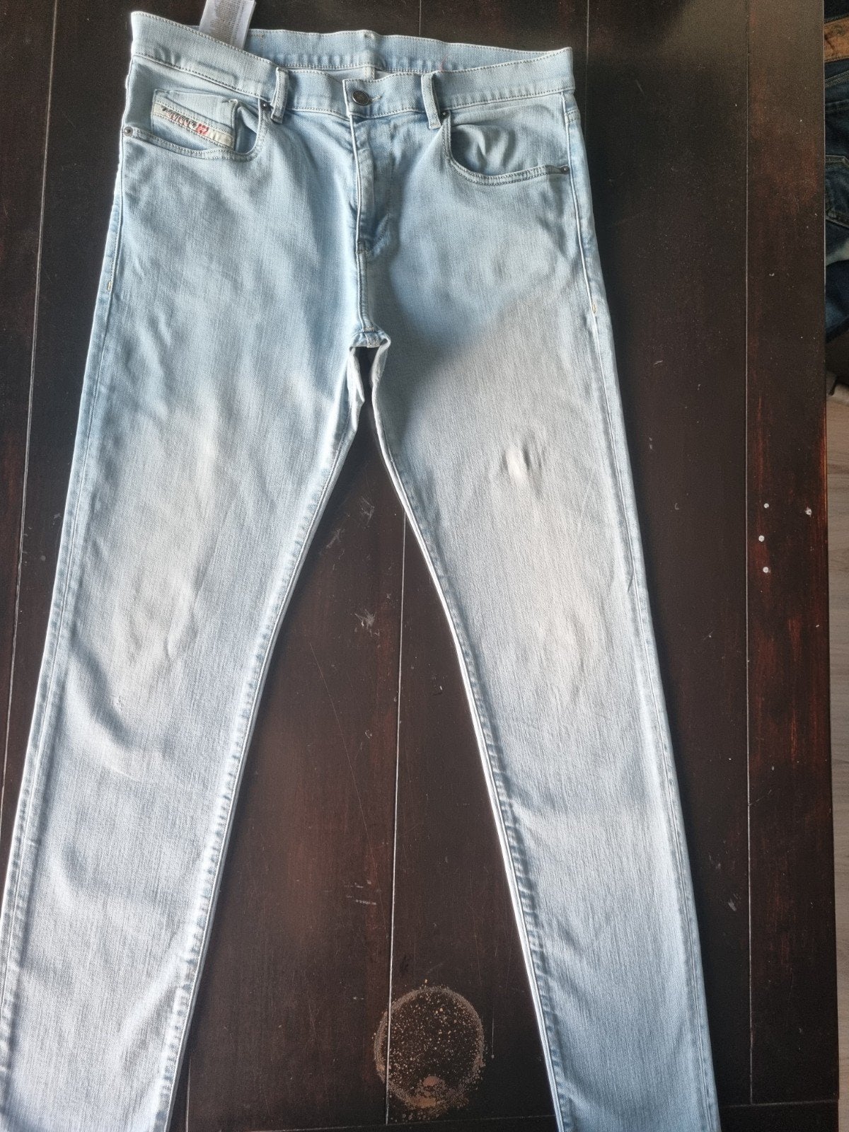 ZGAN LICHTE DIESEL 2019 D-STRUKT SLIM STRETCH TAPERED 33/34, Kleding | Heren, Diesel, Blauw, Ophalen of Verzenden, Zo goed als nieuw