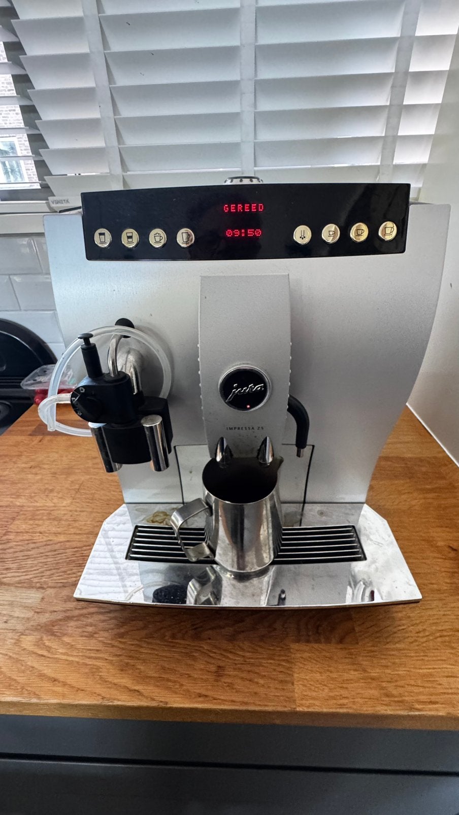 Jura Impressa Z5 Espresso Apparaat - Gebruikt, Ophalen, Afneembaar waterreservoir, Gebruikt, Espresso apparaat