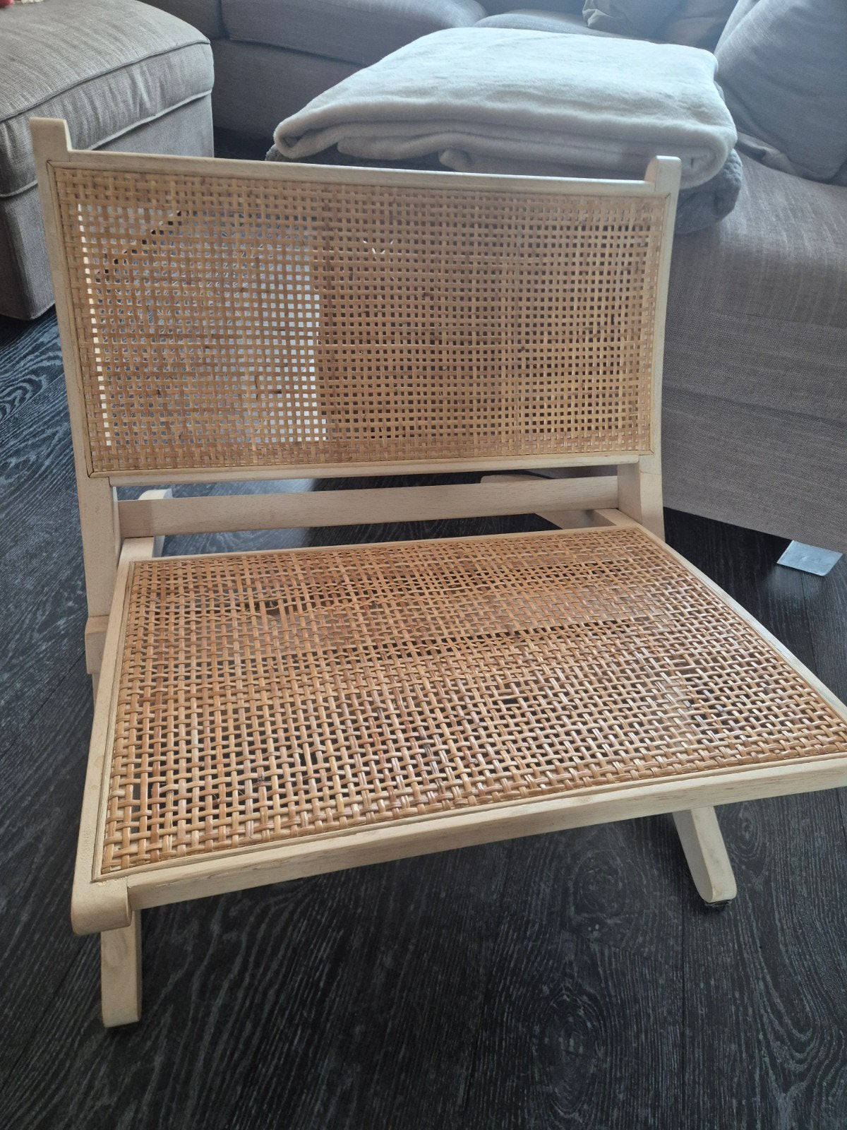 Rotan stoel, Ophalen, Bruin, Eén