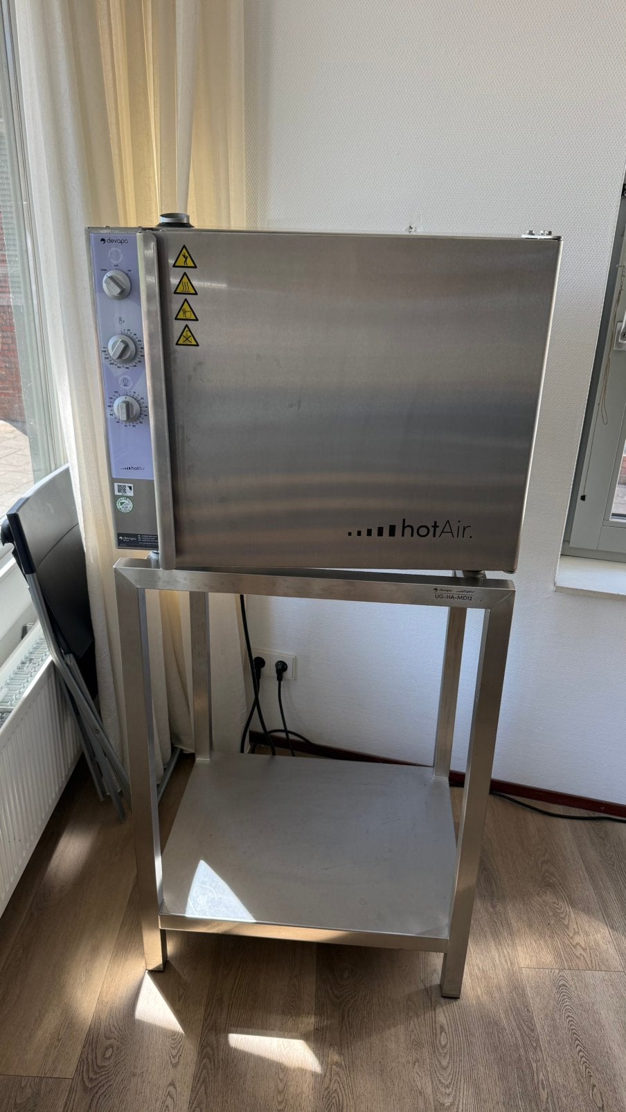 Devapo HotAir oven, Witgoed en Apparatuur, Ophalen, Minder dan 45 cm, Horeca-oven, Zo goed als nieuw