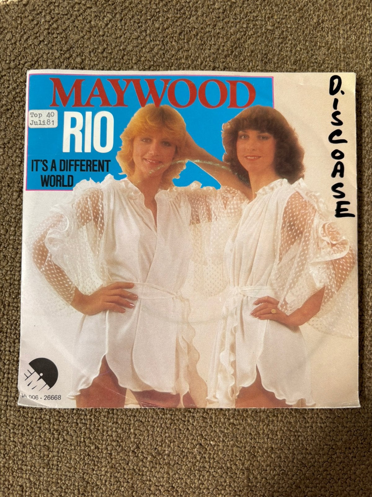 Maywood - Rio, Ophalen of Verzenden, Gebruikt, 7 inch, Pop