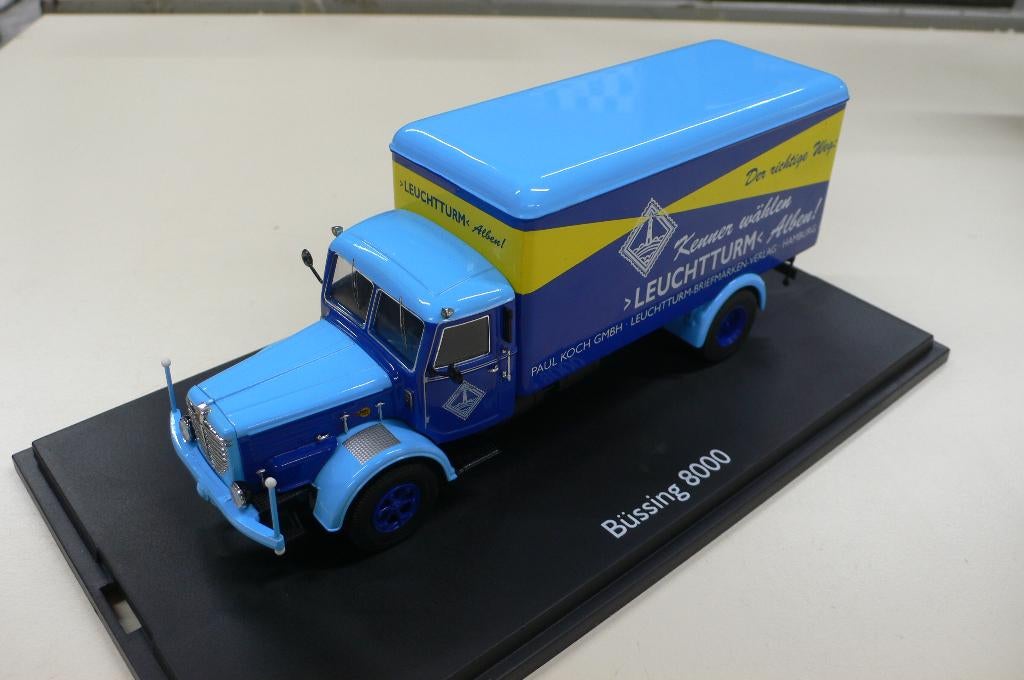 bussing 8000  LEUCHTTURM-schuco 1/43 van 79 nu 28 euro!!!!!!, Hobby en Vrije tijd, Modelauto's | 1:43, Verzenden, Nieuw, Bus of Vrachtwagen