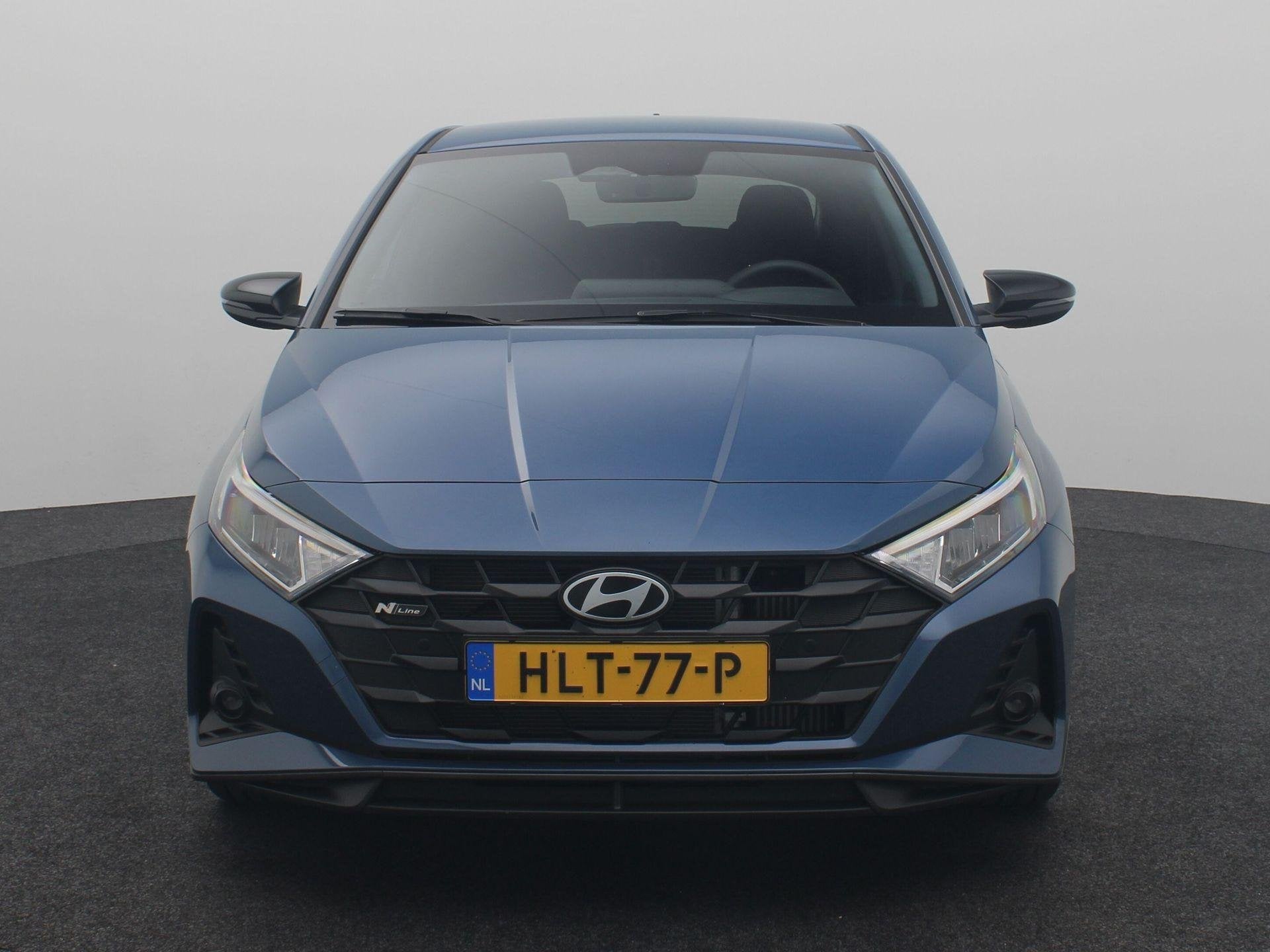 Hyundai i20 1.0 T-GDI N Line | Navigatie | Achteruitrijcamer, Auto's, Voorwielaandrijving, Gebruikt, Euro 6, Blauw