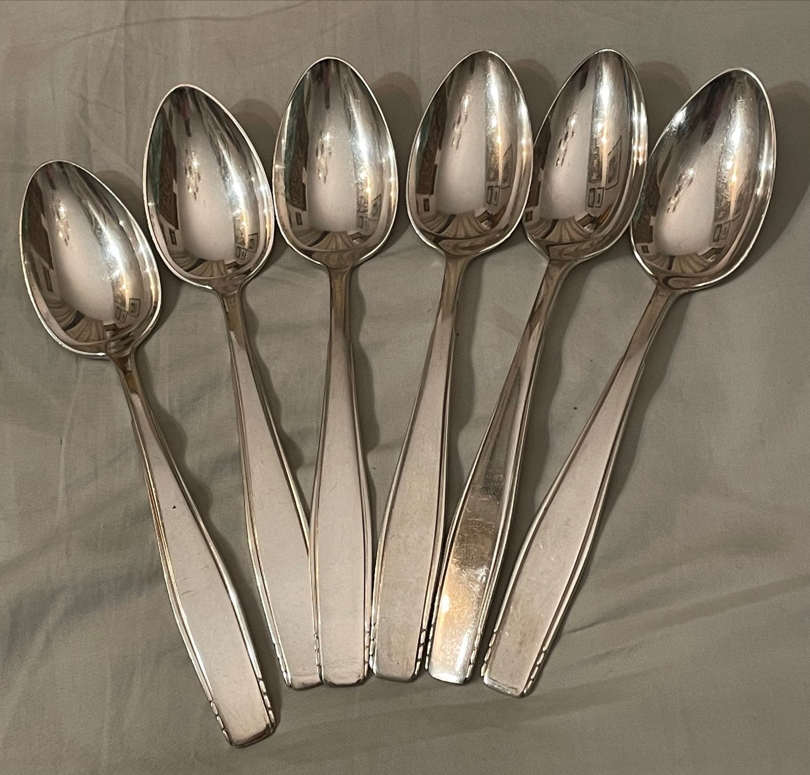 Gero Verzilverde Lepels - Model 692 Gentle (1950/1951), Antiek en Kunst, Ophalen of Verzenden