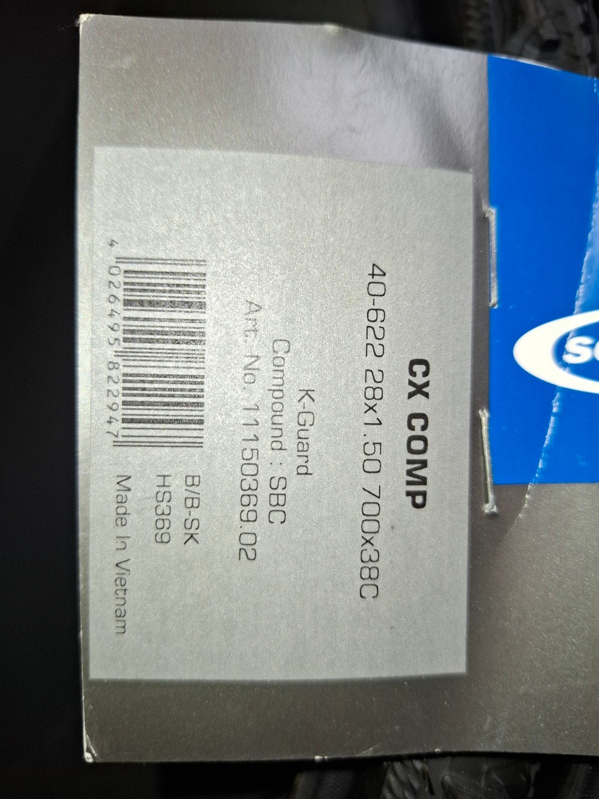 Schwalbe sx comp 40x622 28x1.50 700x38c banden, Ophalen of Verzenden, Nieuw, Schwalbe