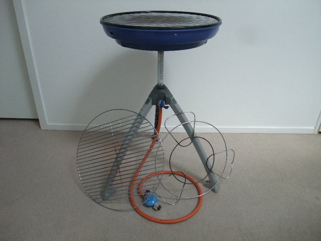 Cadac bbq met gas slang en roosters te koop., Ophalen, Gebruikt