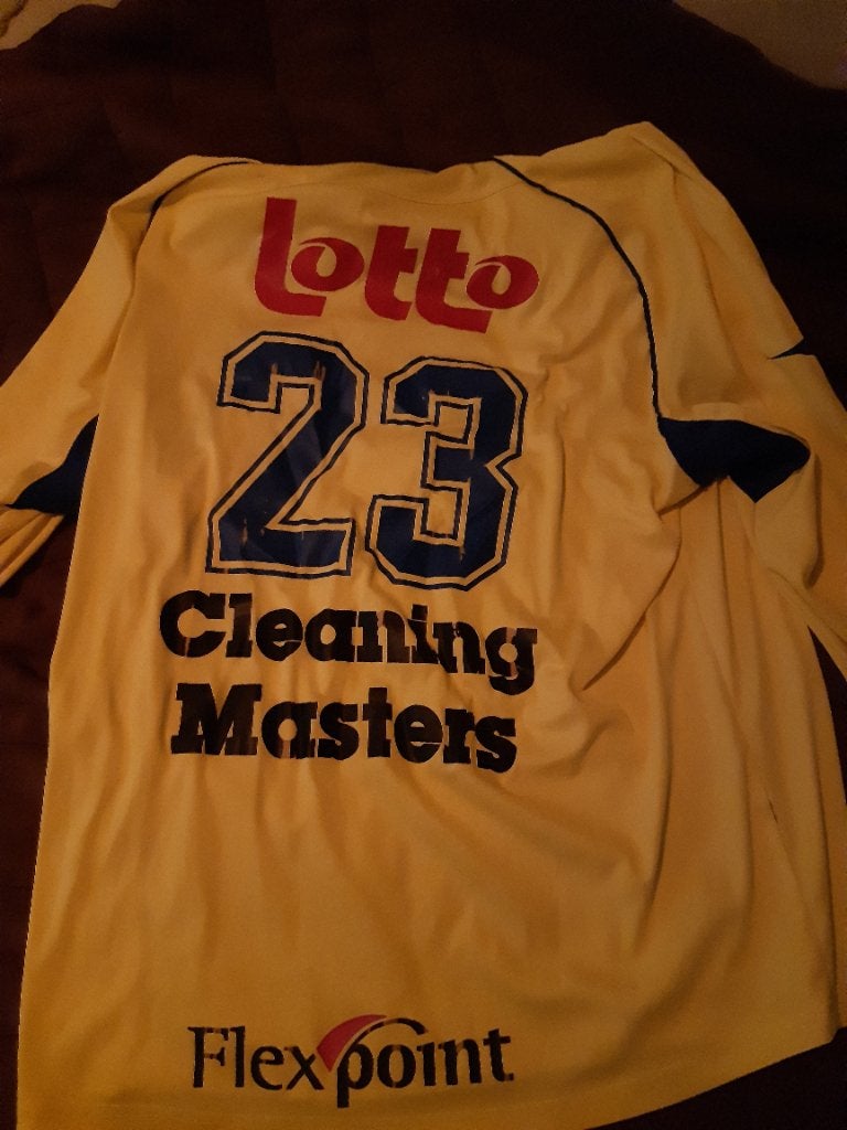 Matchworn shirt Sint Truiden seizoen 08/09 Yorick Antheunis, Ophalen of Verzenden, Zo goed als nieuw, Voetbal