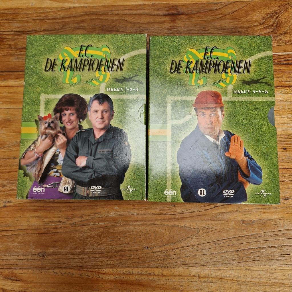 F.C. De Kampioenen Reeks 1-2-3 en Reeks 4-5-6 DVD, Alle leeftijden, Ophalen of Verzenden, Gebruikt, Komedie
