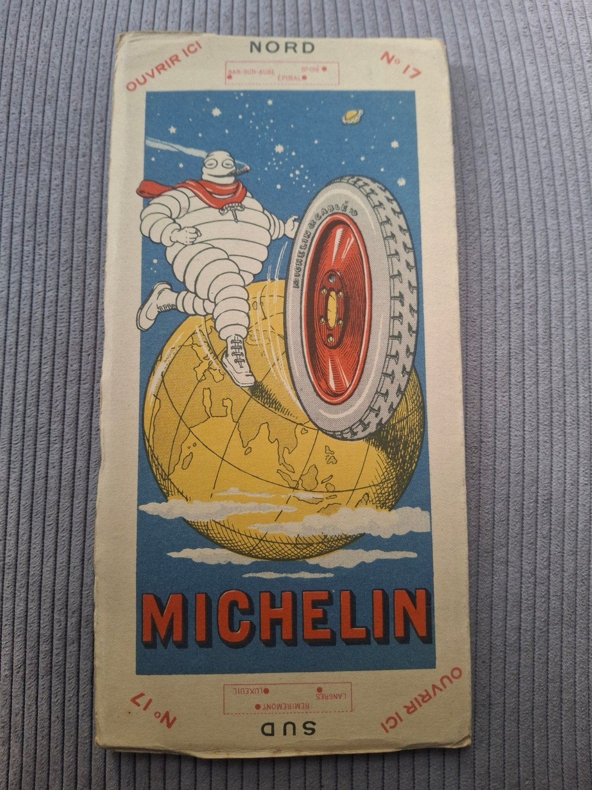 Michelin routekaart 1920/1930, Boeken, Ophalen of Verzenden, Zo goed als nieuw, 1800 tot 2000, Landkaart