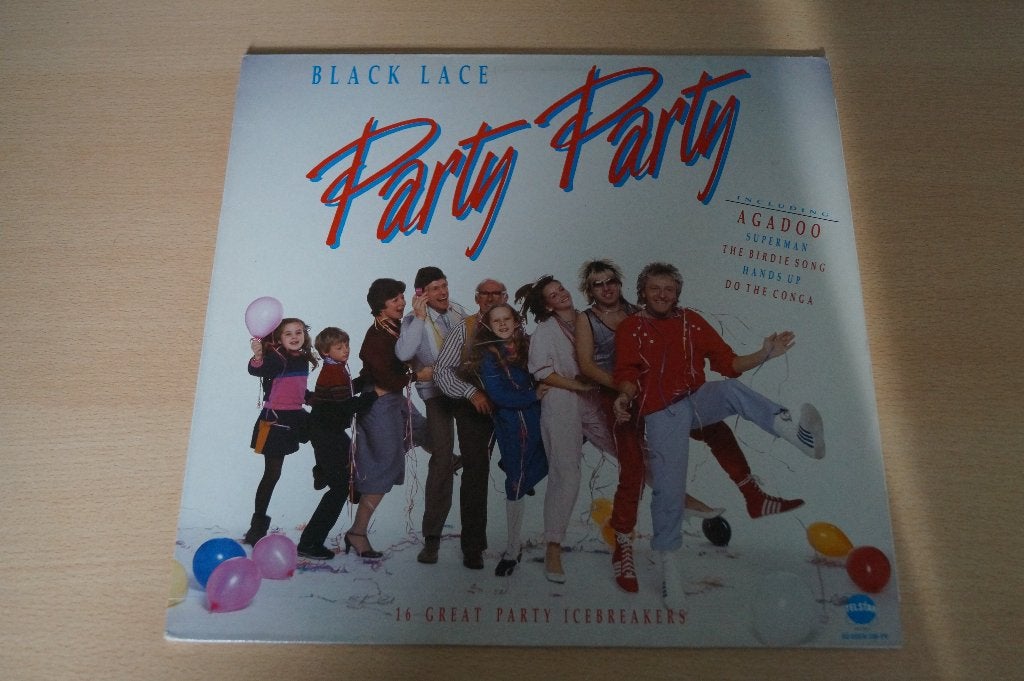 LP Black Lace - Party Party - krasvrij 1702, Ophalen, LP, Pop, Zo goed als nieuw