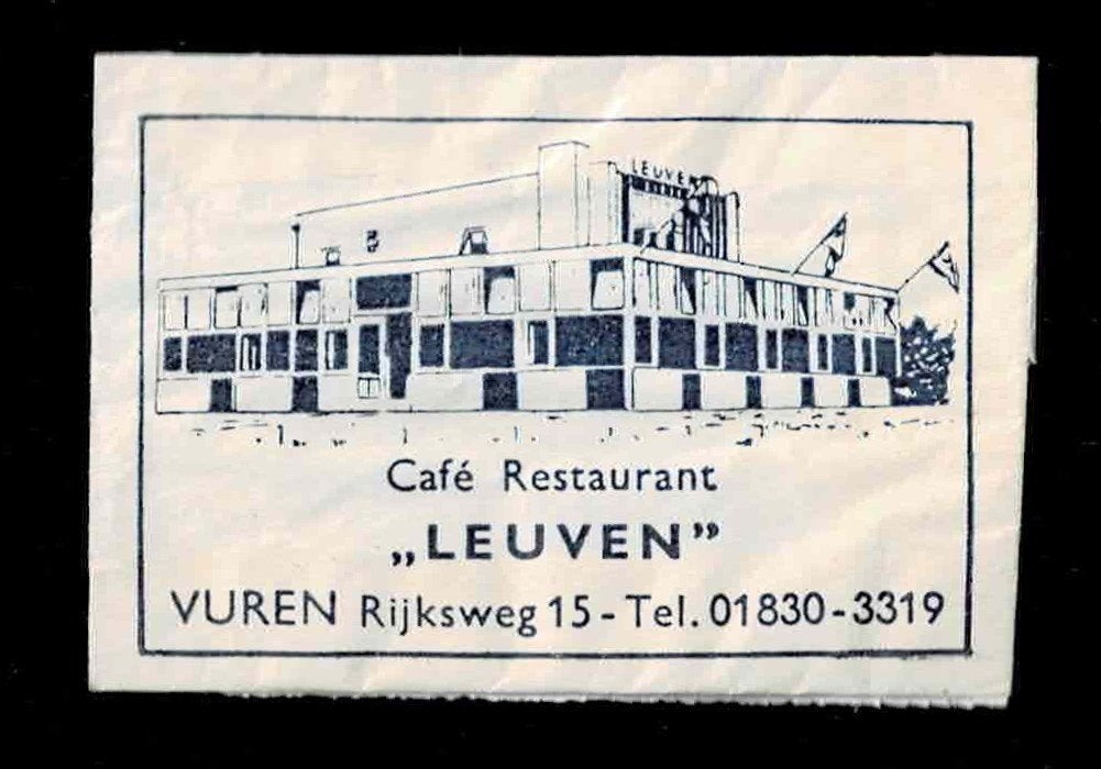 suikerzakje 1438 Leuven in Vuren, Verzamelen, Ophalen of Verzenden, Nederland
