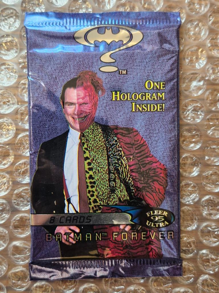Batman forever 1995 8 cards pack, Verzenden, Zo goed als nieuw, Meerdere kaarten