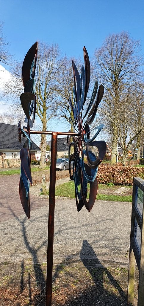 WINDMOLEN / BLAUWE STER, Nieuw, Info@huisentuindecoratiemarie.nl, Huis en tuin decoratie marie, Peize