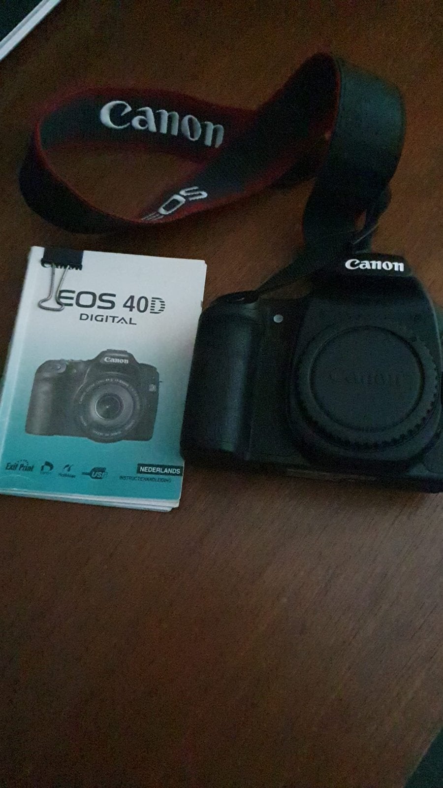 Canon EOS 40D spiegelreflexcamera(body) met handleiding, Ophalen, Gebruikt, Spiegelreflex, Canon