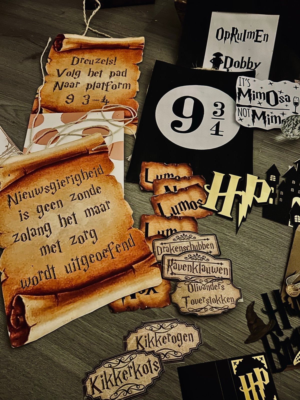 Harry Potter Decoratieset Kinderfeestje, Ophalen, Gebruikt, Versiering