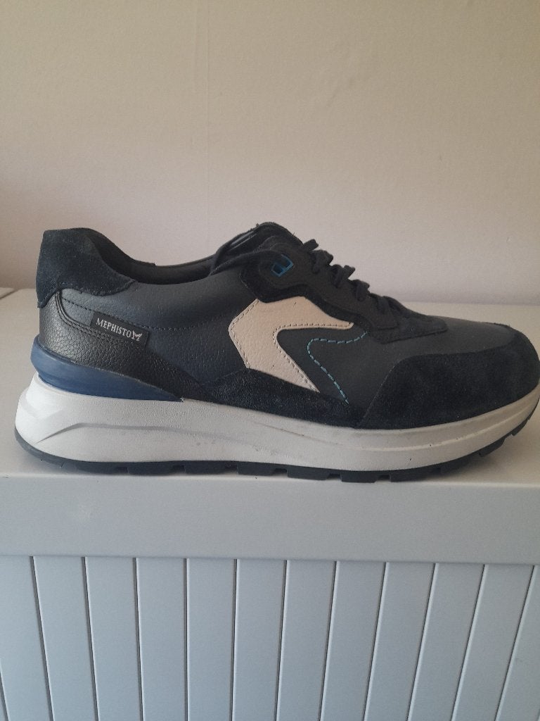 Mephisto Jenaro blauwe sportschoenen in maat 10.5 / 45 EU, Blauw, Sportschoenen, Nieuw, Ophalen of Verzenden