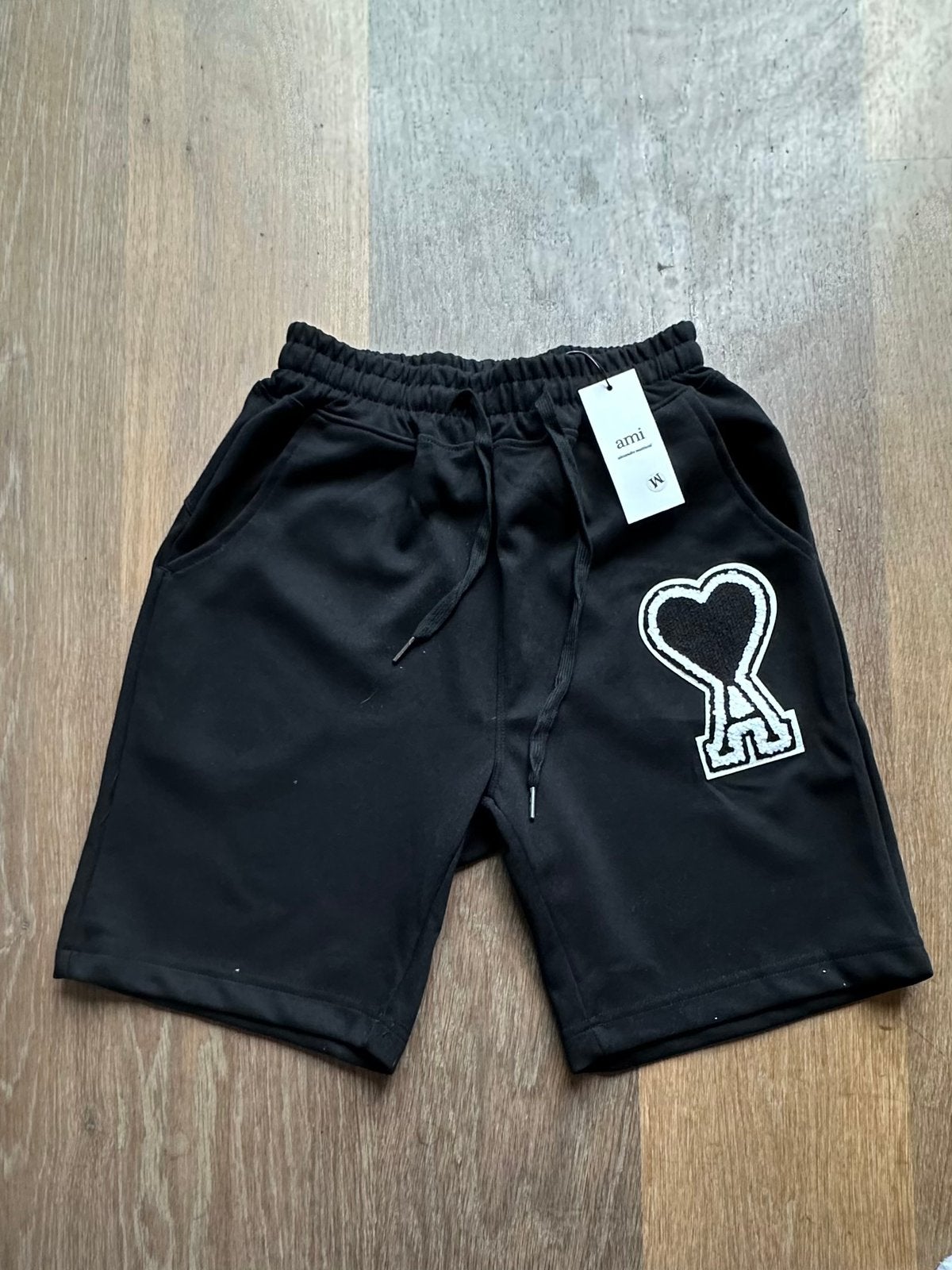 Ami paris broekje, Kleding | Heren, Maat 48/50 (M), Zwart, Ophalen of Verzenden, Zo goed als nieuw