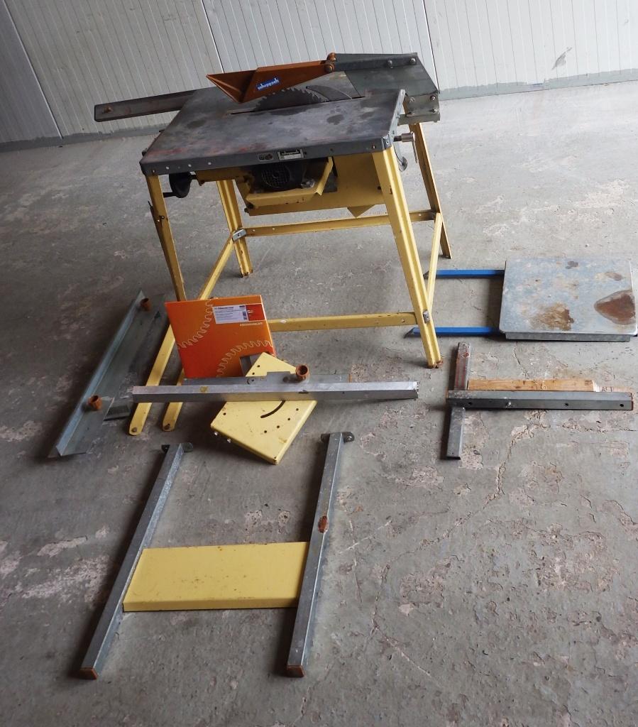 *Scheppach zaagtafel * Flipover., Ophalen, Gebruikt, Cirkelzaag, 1200 watt of meer