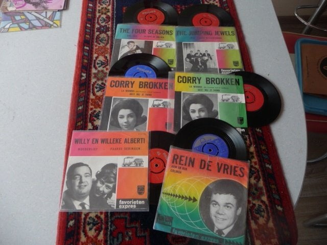 singels favorieten expres, Gebruikt, 7 inch, Ophalen of Verzenden, Pop