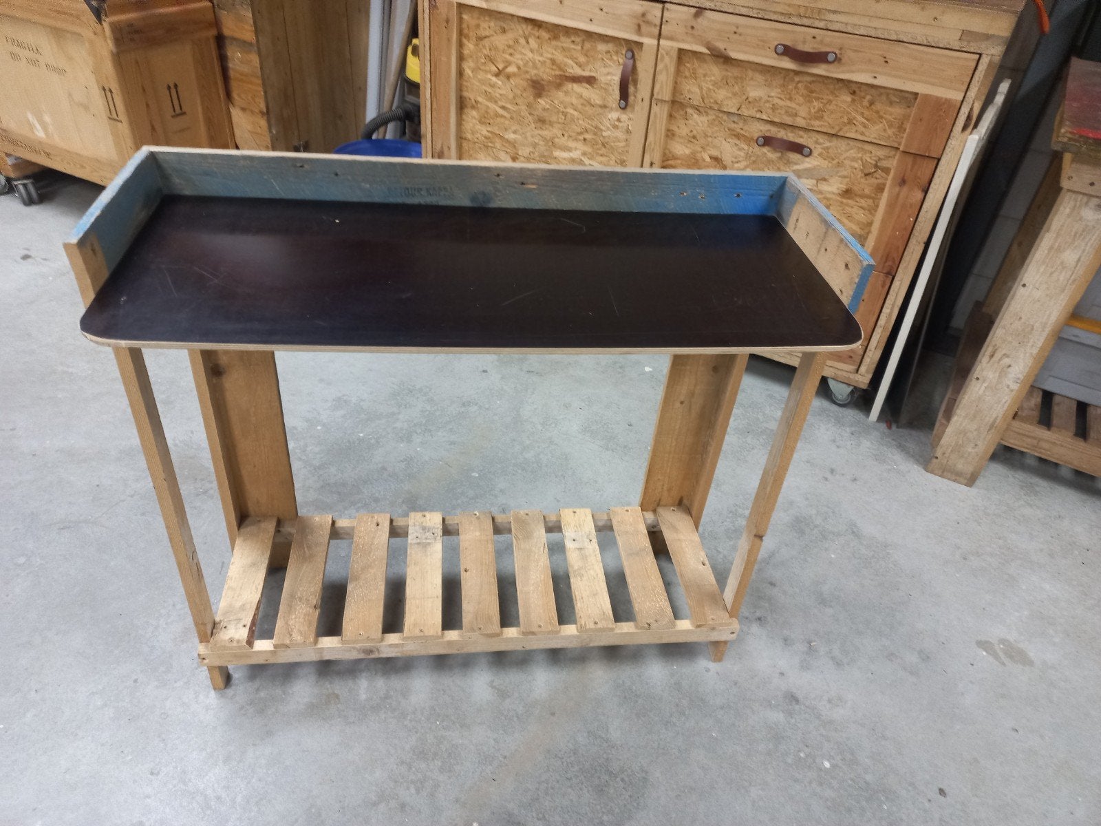 sidetable, Ophalen, Gebruikt, 50 tot 100 cm, Overige houtsoorten