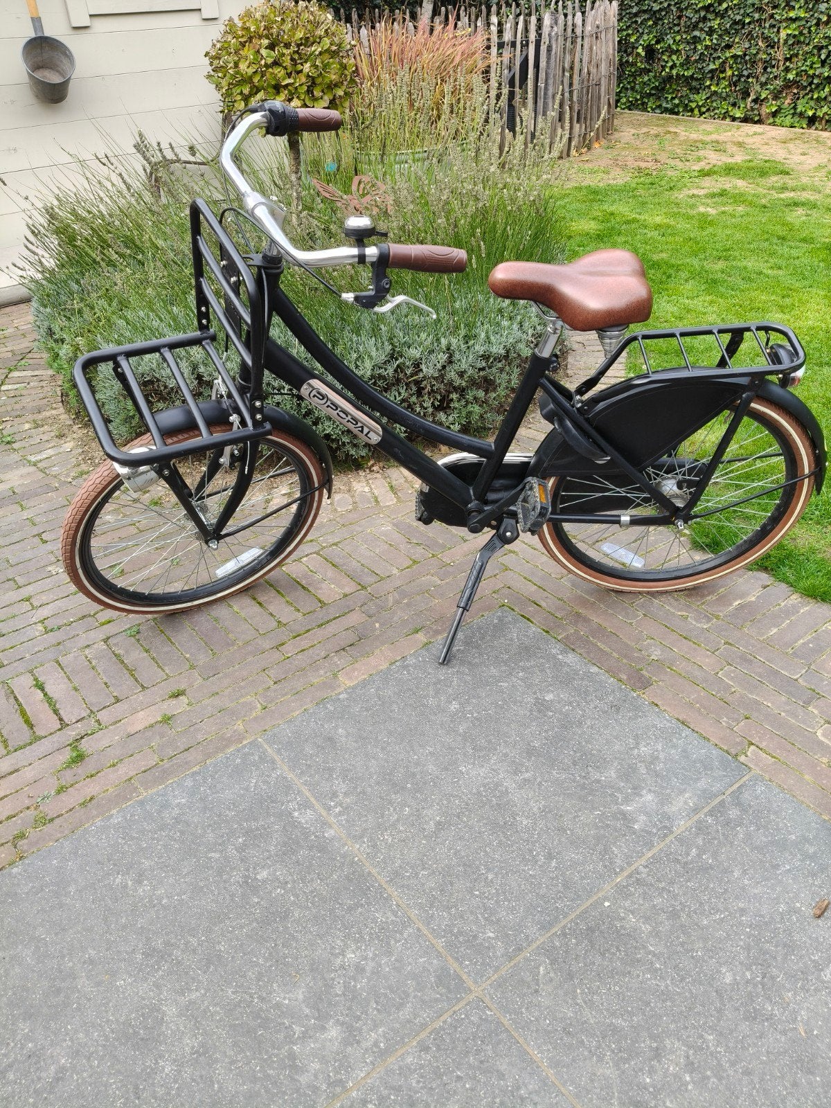 Damesfiets Popal 22 inch., Fietsen en Brommers, Ophalen, Terugtraprem, 22 inch, Gebruikt