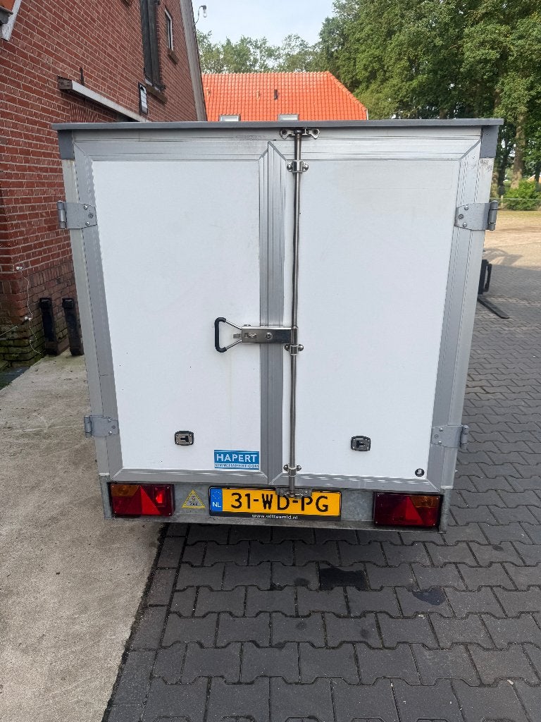 Hogedrukreiniger in aanhanger 200 bar 18 lpm heet water, Doe-het-zelf en Verbouw, Ophalen, Gebruikt