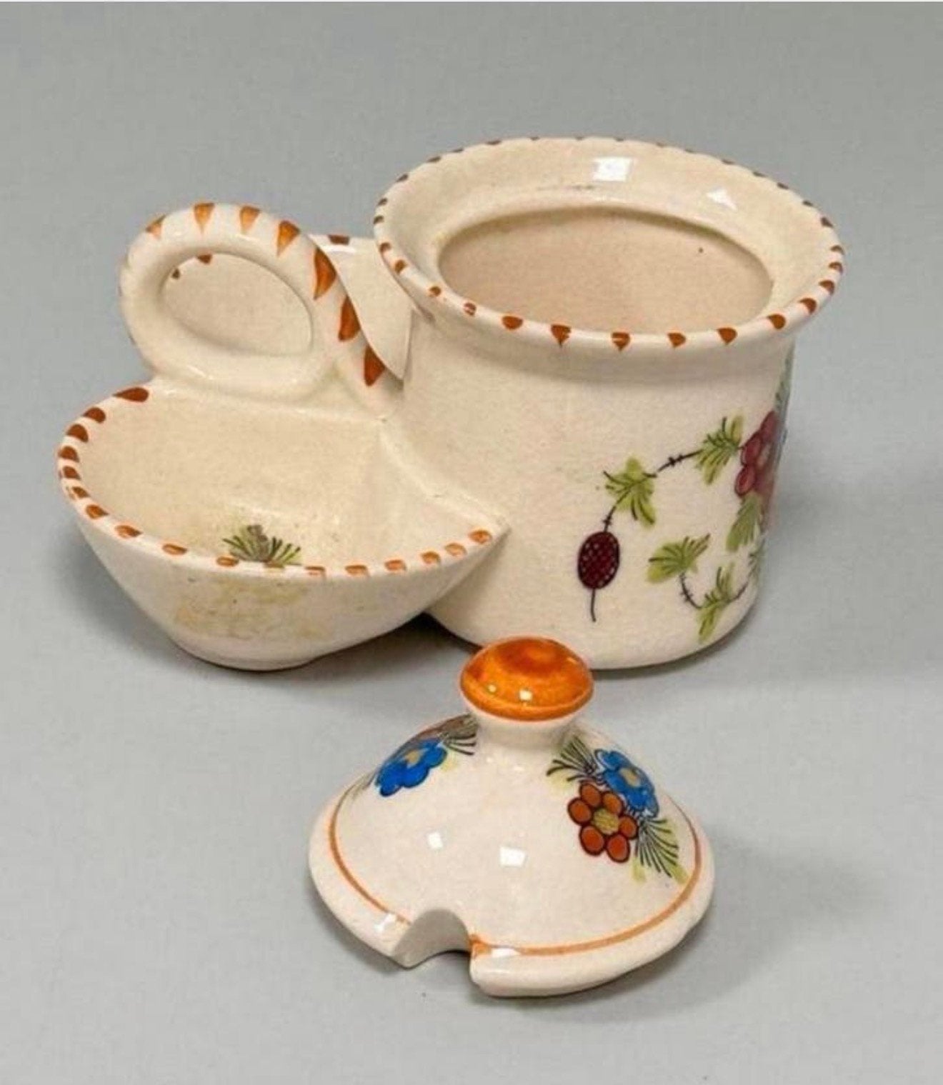 Zeldzame antieke vintage jam- of honingpot keramiek pot, Antiek en Kunst, Antiek | Keramiek en Aardewerk, Ophalen of Verzenden