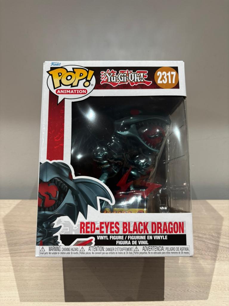 Funko Pop Yu-Gi-Oh! Red-Eyes Black Dragon #2317, Funko Europe, Ophalen of Verzenden, Zo goed als nieuw, 4th floor, 1 Queen Caroline St, London W6 9YN, Verenigd Koninkrijk
