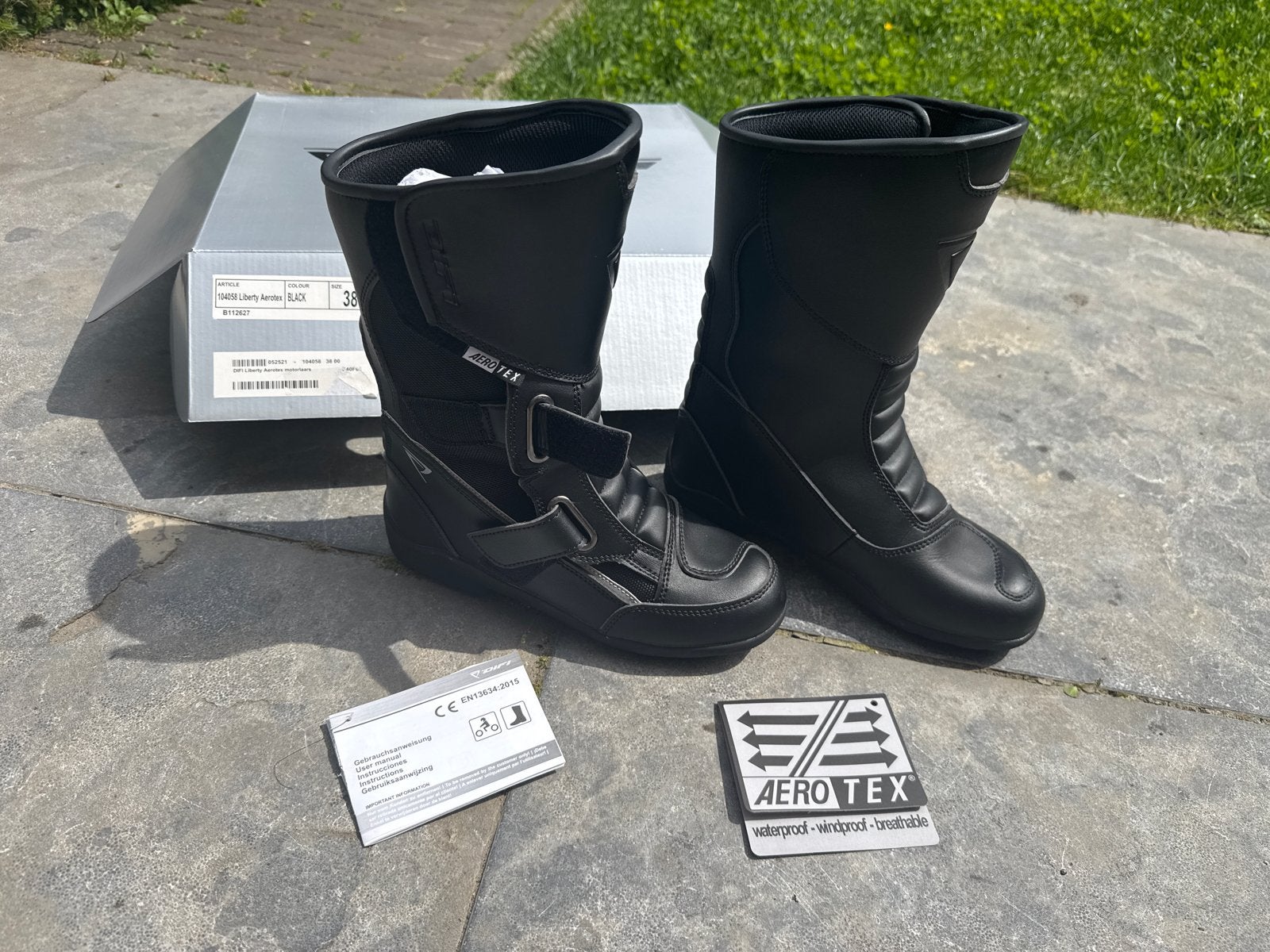 DIFI Liberty Aerotex motorlaarzen - Maat 38 -NIEUW in doos, Ophalen, Nieuw met kaartje, Dames, Laarzen