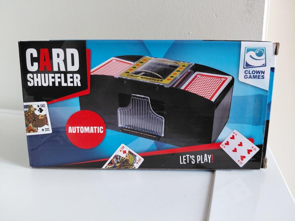 Kaart schudder automatisch / automatic card shuffler, Ophalen of Verzenden, Zo goed als nieuw