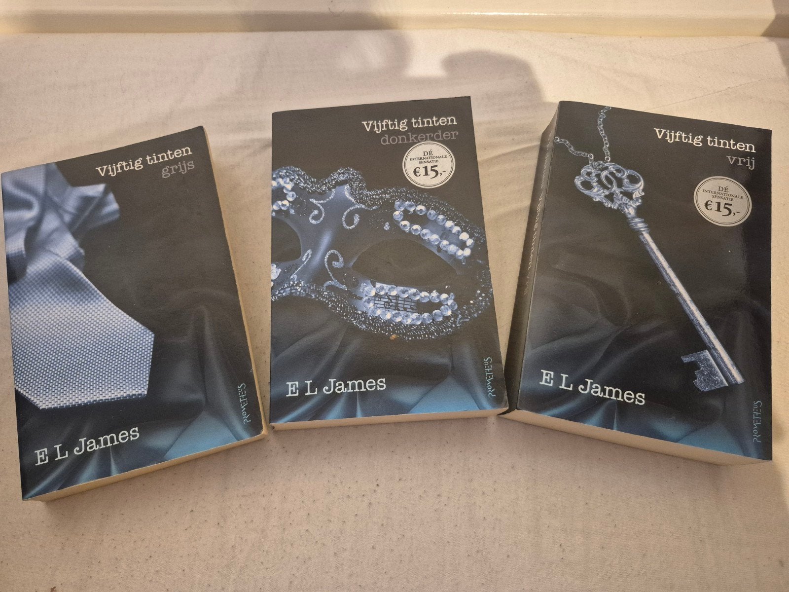 Vijftig tinten trilogie - E L James, Boeken, Ophalen, Gelezen, E L James