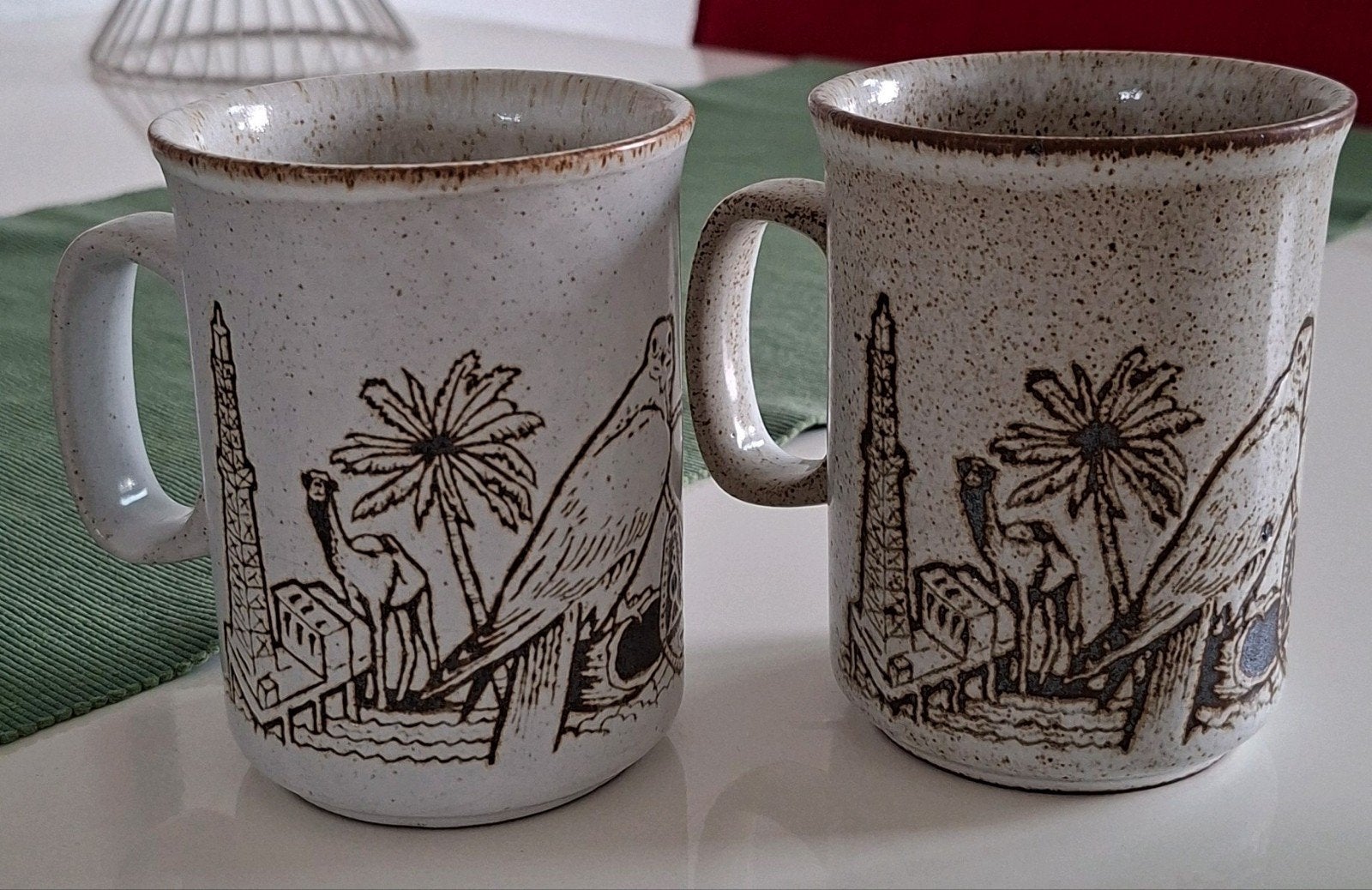 Vintage Dunoon "The Gulf" Mokken, Overige merken, Ophalen of Verzenden, Zo goed als nieuw, Overige stijlen