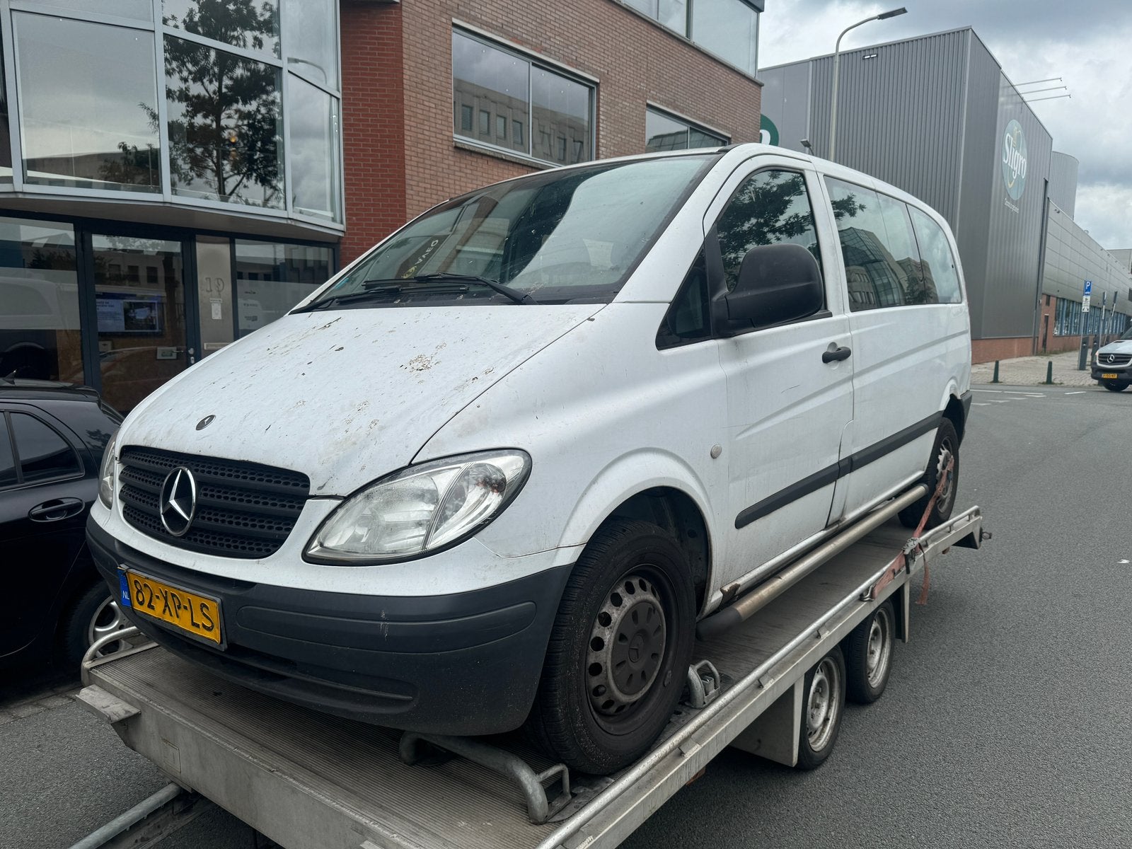 Mercedes Vito 2.2 109 CDI 2007 Wit 9 PERSOONS MOTOR DEFECT, Zwart, 2000 kg, Wit, Bedrijf