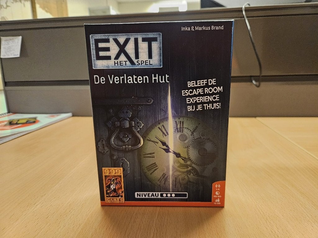 Exit De Verlaten Hut 999 Games Kaartspel ZGAN, 999 Games, Ophalen of Verzenden, Zo goed als nieuw, 999 Games