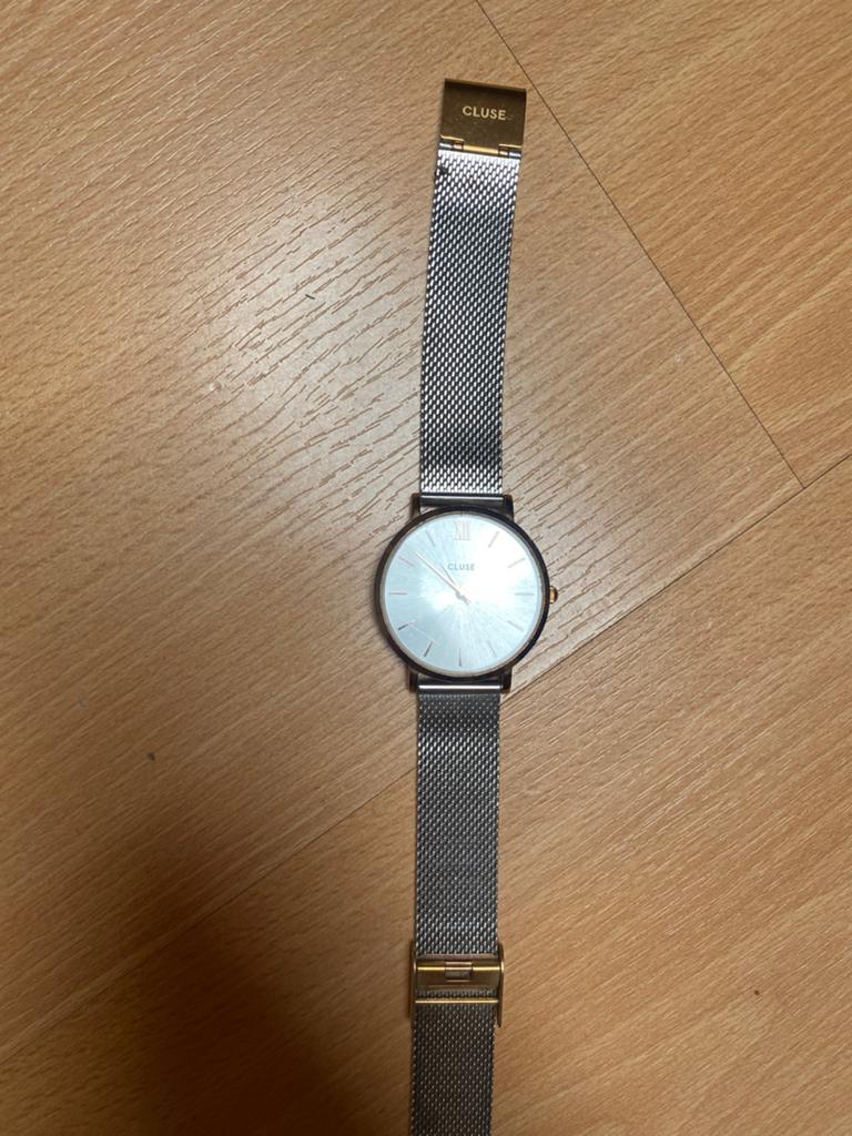 Cluse horloge roségoud/zilver, Ophalen of Verzenden, Zilver, Overige merken