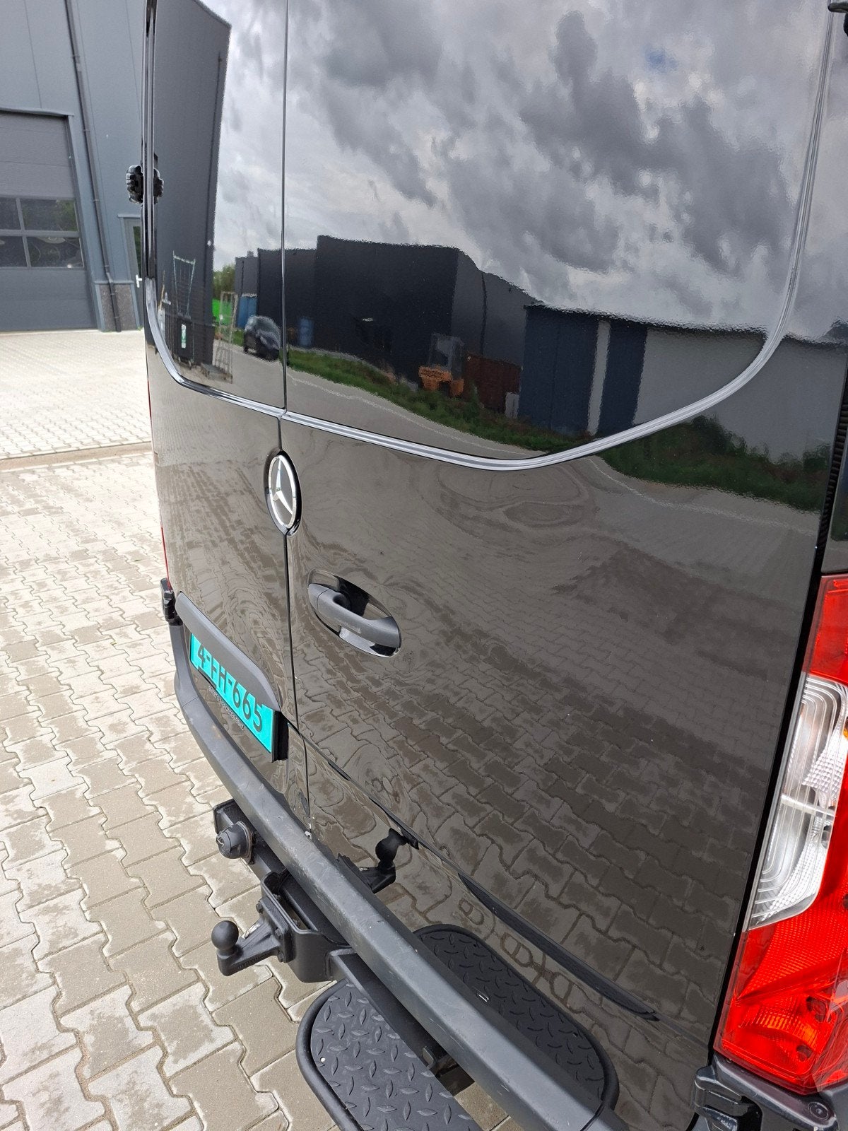 achterdeuren Mercedes Sprinter W907 W910 zwart, Ophalen, Gebruikt, Deur, Mercedes-Benz