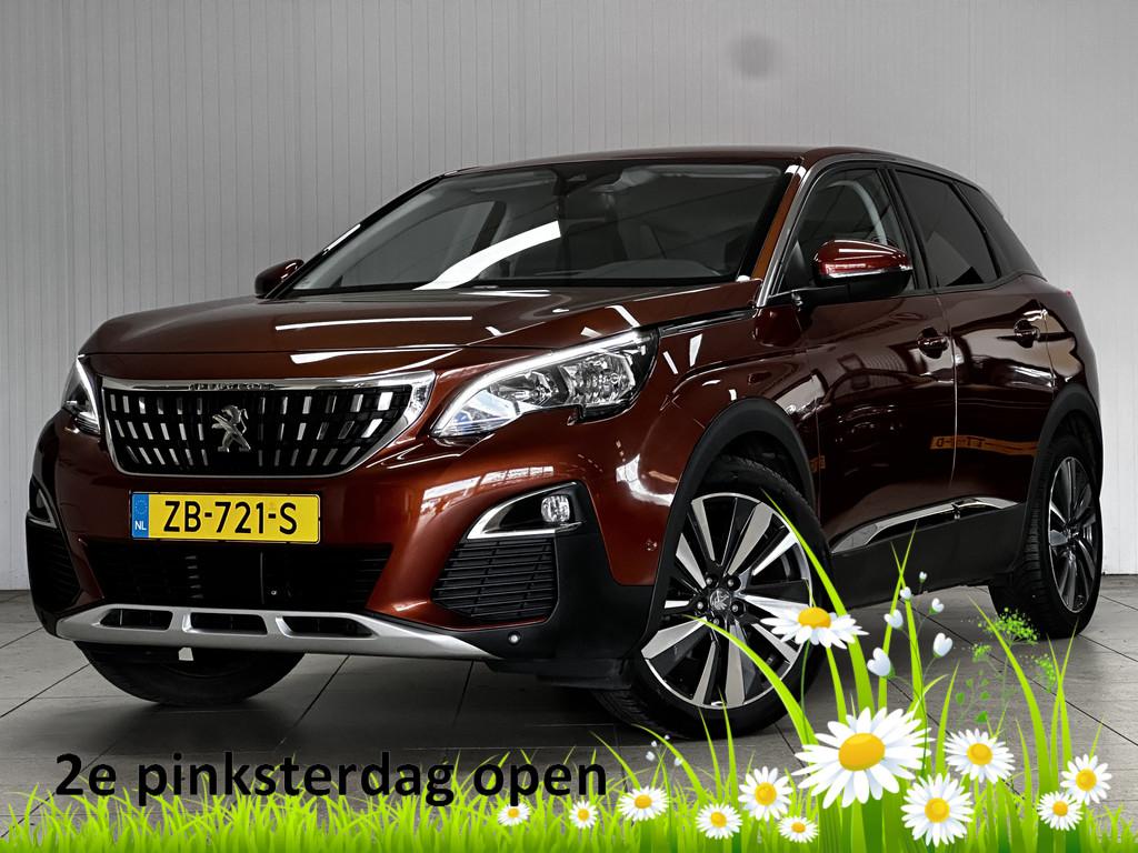Peugeot 3008 1.2 PureTech Allure/ D-Riem verv: 118.000 KM!/, Auto's, Peugeot, Gebruikt, 1199 cc, Bruin, Leder en Stof