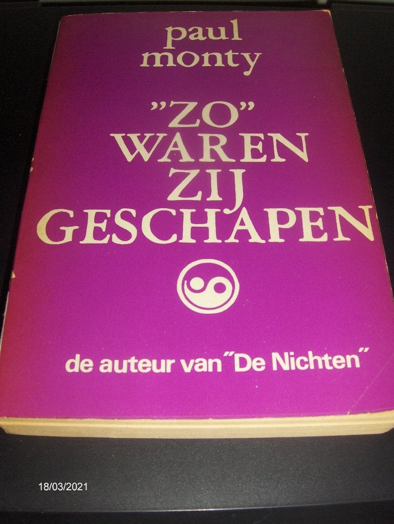 Paul Monty-Zo Waren Zij Geschapen-Zeldzame Roman uit 1980., Gelezen, Ophalen of Verzenden, Nederland, Paul Monty