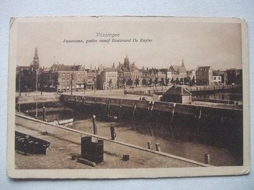 P175 Vlissingen - panorama - 1915, Verzamelen, Verzenden, Voor 1920, Gelopen, Zeeland