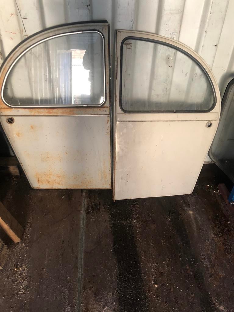 Achterdeuren 2 cv, Ophalen, Bumper