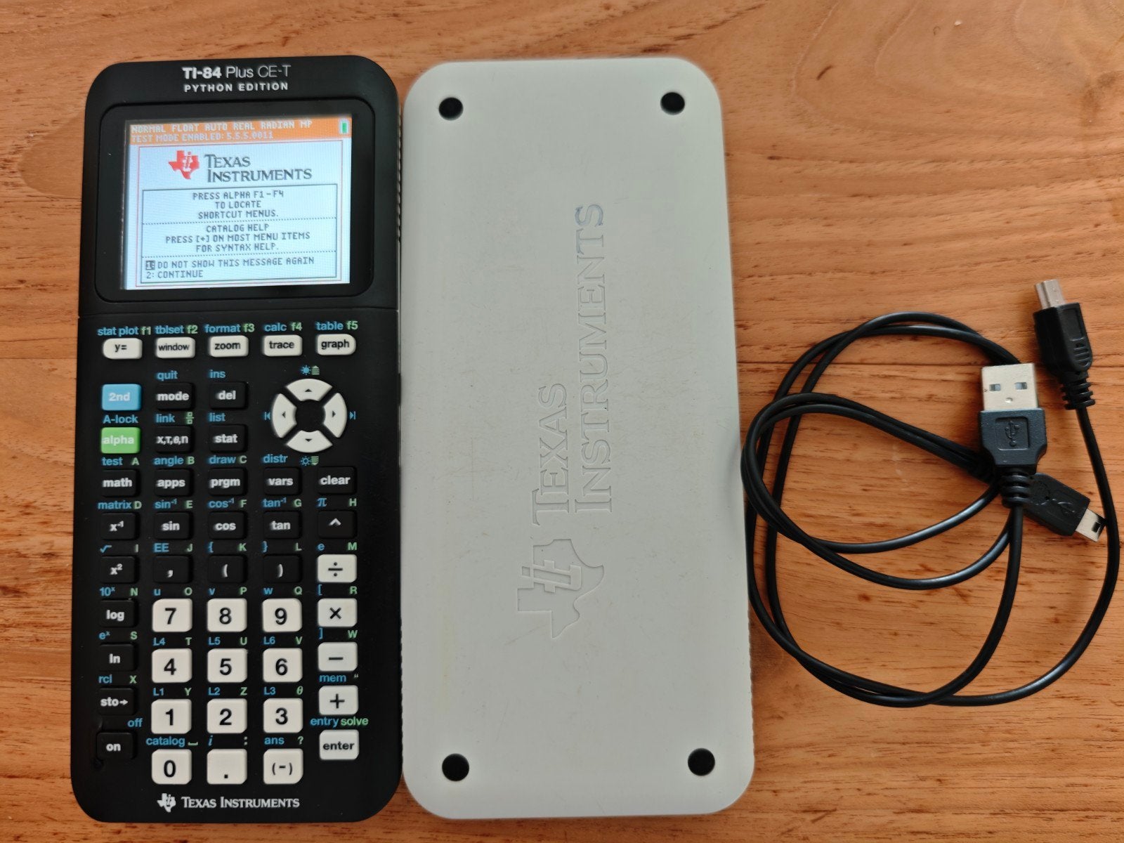 Texas Instruments TI-84 plus CE-T python edition, Ophalen of Verzenden, Grafische rekenmachine, Zo goed als nieuw