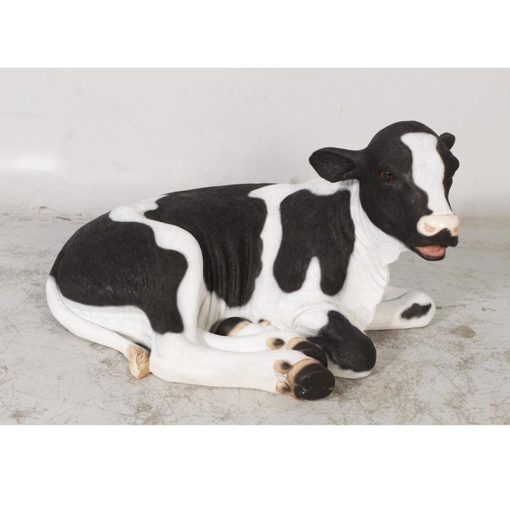 Kalf Lying Down – Koe beeld Lengte 88 cm