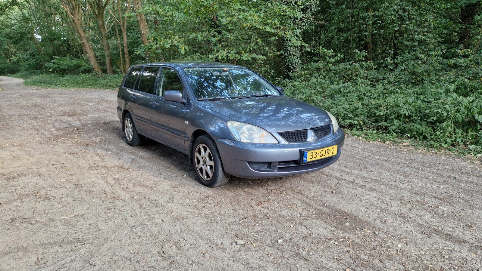 Mitsubishi Lancer 1.6 Wagon 2008 Grijs, Voorwielaandrijving, Stof, Zwart, 4 cilinders